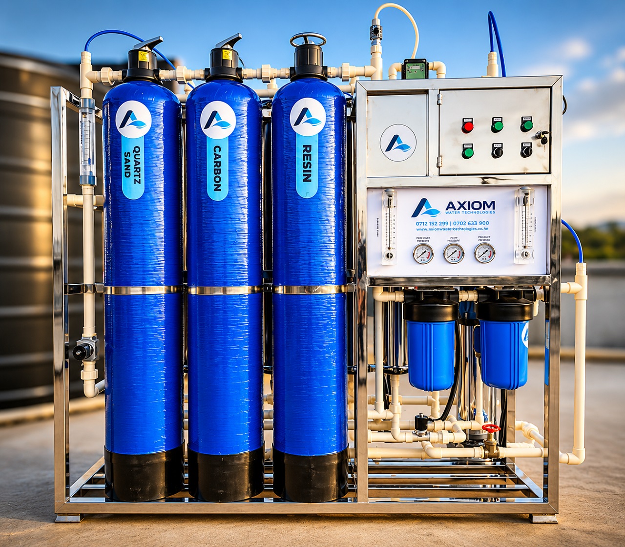 Reverse Osmosis systems for hospitals in Kenya